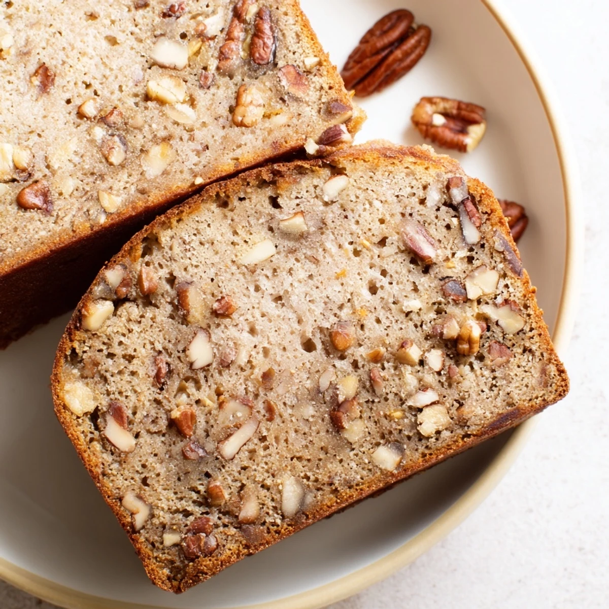 Golden brown Nutty Whole Wheat Loaf Bread, freshly baked, ready to be sliced and enjoyed with butter.