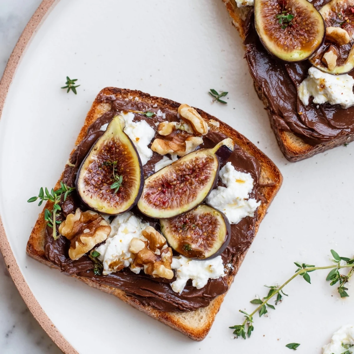Royal Tapestry appetizer with creamy pâté, sweet figs, and toasted walnuts, ready to serve.