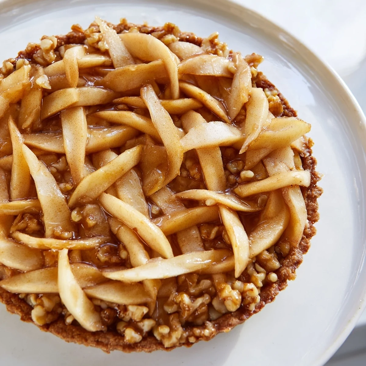 Lattice Orchard Apples Walnuts