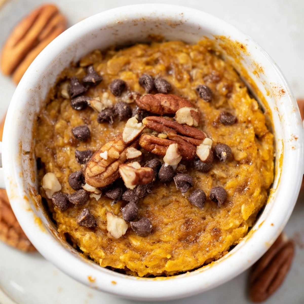 Pumpkin Spice Baked Oats