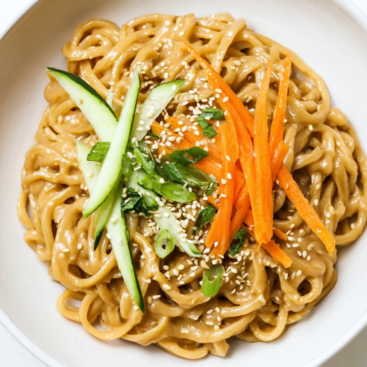 Cold Sesame Noodles Dish