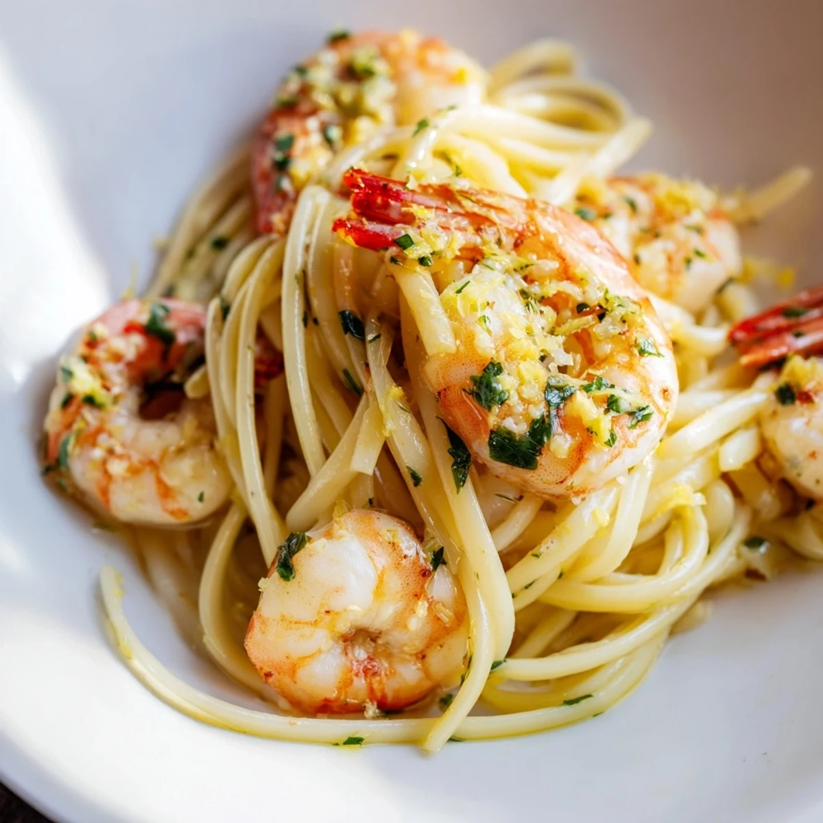 Lemon Herb Pasta Shrimp