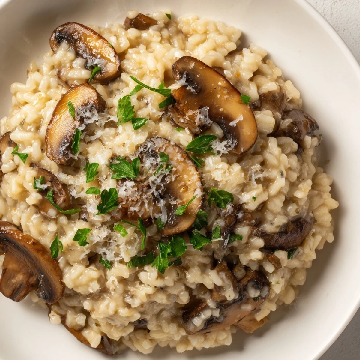 Creamy Risotto with Mushrooms