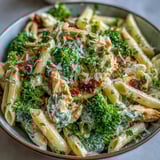 High Protein Chicken Broccoli Pasta