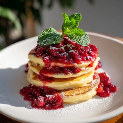 Pancake Stack Berry Holly