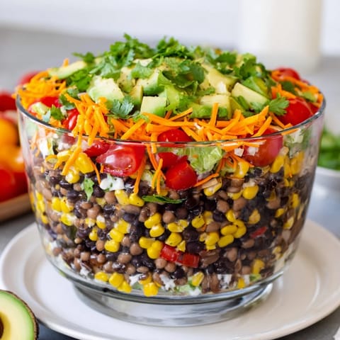 Southwest Sunset Layered Salad