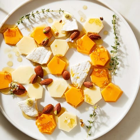 Honeycomb Hexagon Maze Cheese