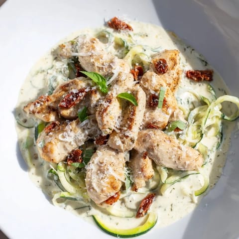 Marry Me Chicken Zoodles