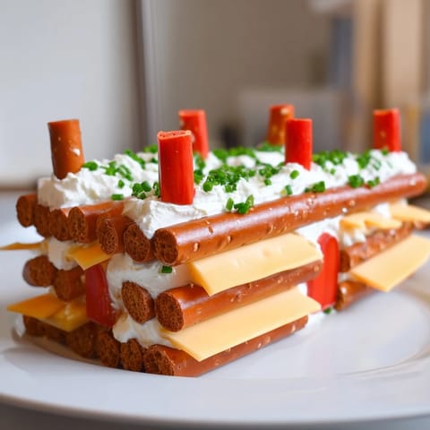 Rustic Log Cabin Appetizer