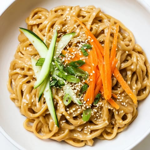 Cold Sesame Noodles Dish