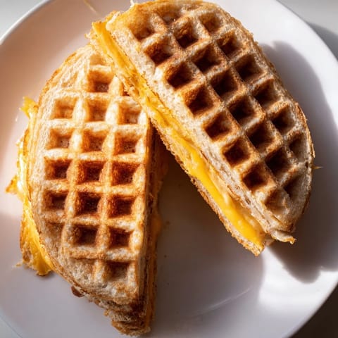 Waffle Grilled Cheese Twist