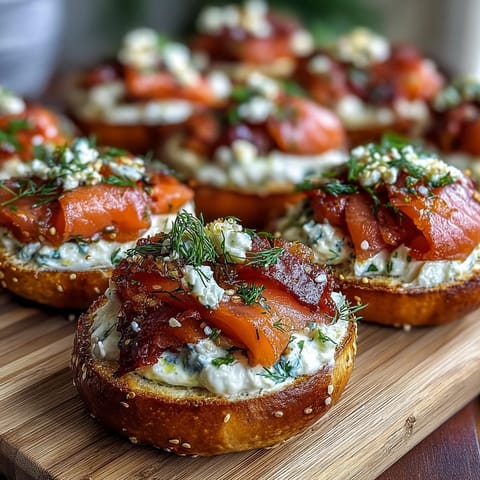 A vibrant Spring Brunch Smoked Salmon Bagel Board with cream cheese, fresh dill, and colorful garnishes for a festive spread.