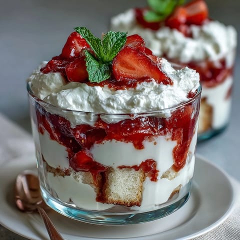 Strawberry Shortcake Trifle