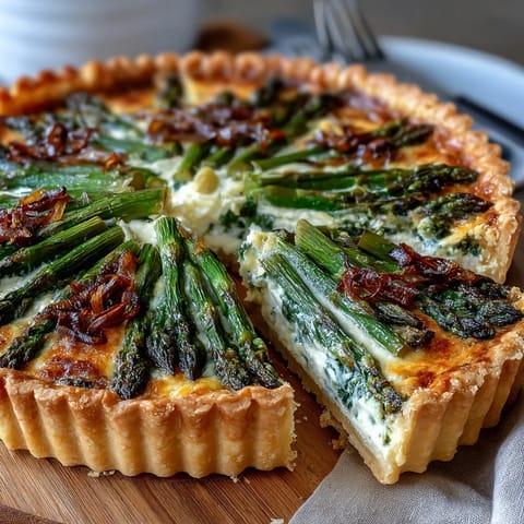 Spring Asparagus Quiche