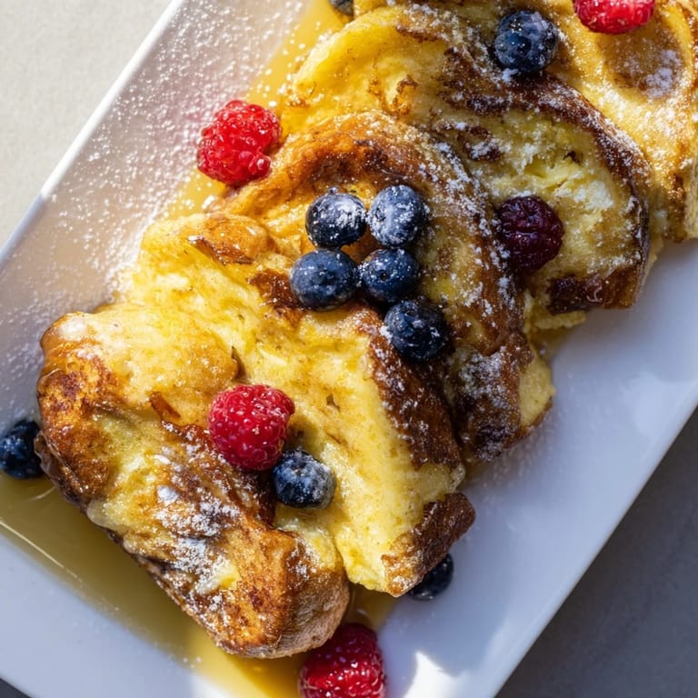 Warm, aromatic Soft Spice Baked French Toast Casserole, perfect for a cozy weekend brunch, ready to serve.