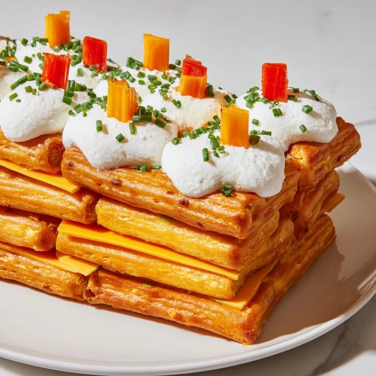 Golden pretzel rods and sharp cheddar form the inviting layers of this delicious Rustic Log Cabin creation.