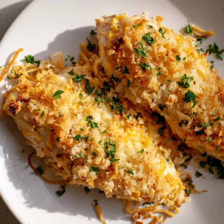 Perfectly baked Cheesy Baked Chicken Breast, featuring golden mozzarella and cheddar, ready to serve with a garden salad.