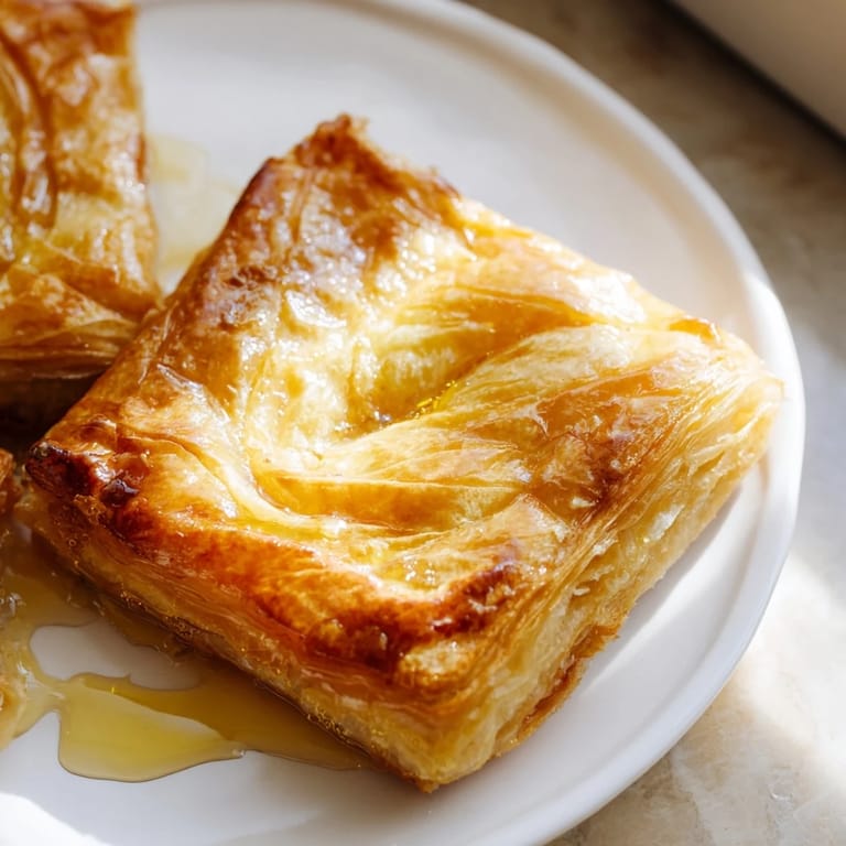 Imagine freshly-made Moroccan Msemen pastry, light and buttery, drizzled with sweet honey before you.